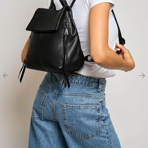 Aimee Kestenberg Black Leather Backpack